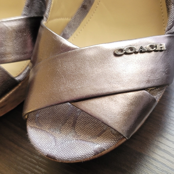 Coach Wedge "Jessy" Shoes - Picture 3 of 12